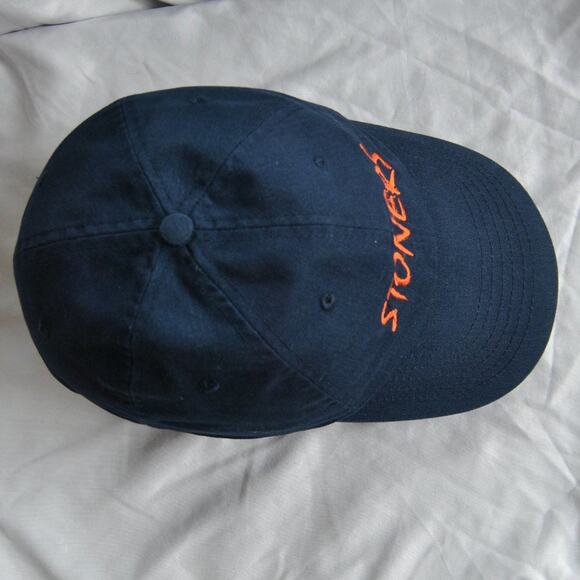 Stoners Blue Orange Headshot Dad Hat w/ Adjustable Strap - Picture 3 of 8